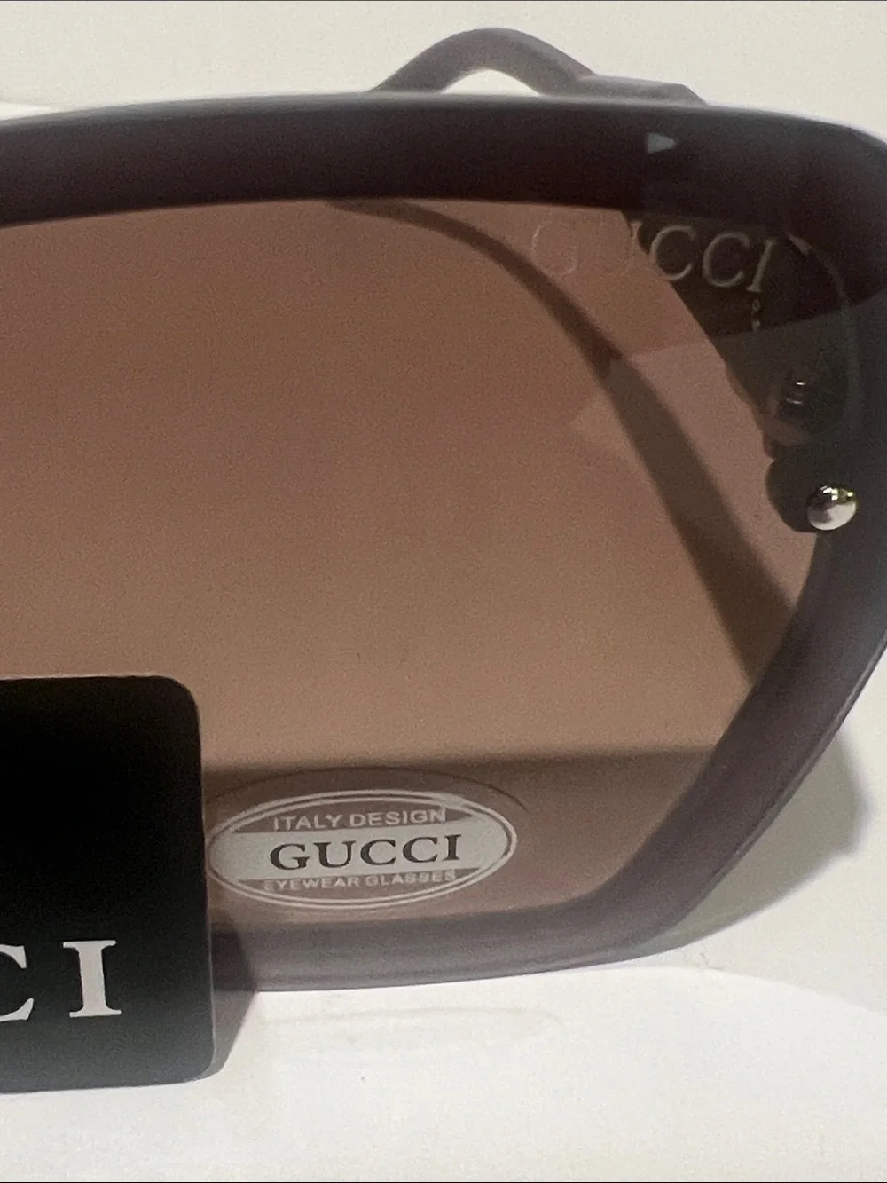Brand new Gucci Women's Brown Geometric Oversized Sunglasses